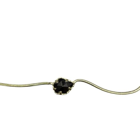 Kendra Scott Small Black Stone Necklace - Picture 2 of 7